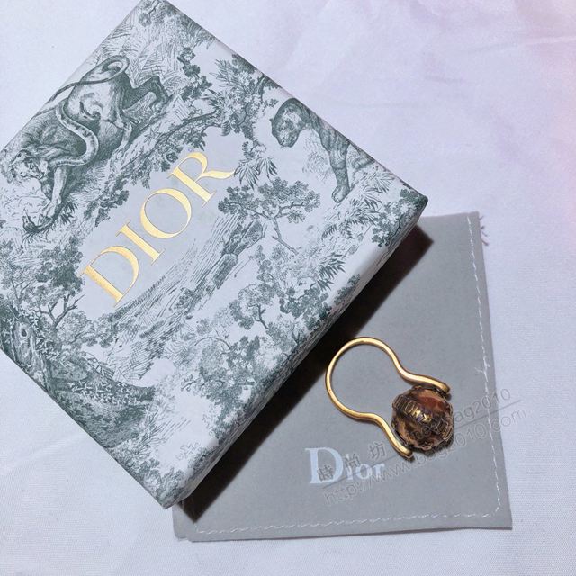 Dior飾品 迪奧時尚 新款轉運球戒指 Dior星星戒指  zgbq1159